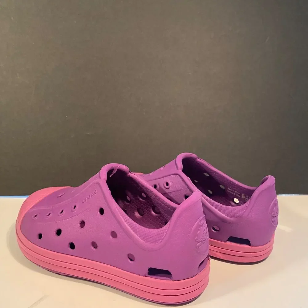 Croc Sneakers Bump It Slip On Purple water shoes Girls Size 8C
